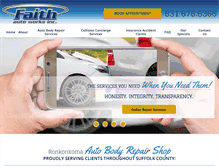 Tablet Screenshot of faithautoworks.com
